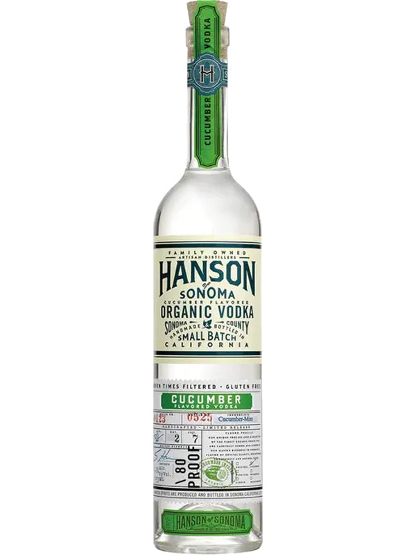 Hanson of Sonoma Organic Cucumber Vodka at Del Mesa Liquor