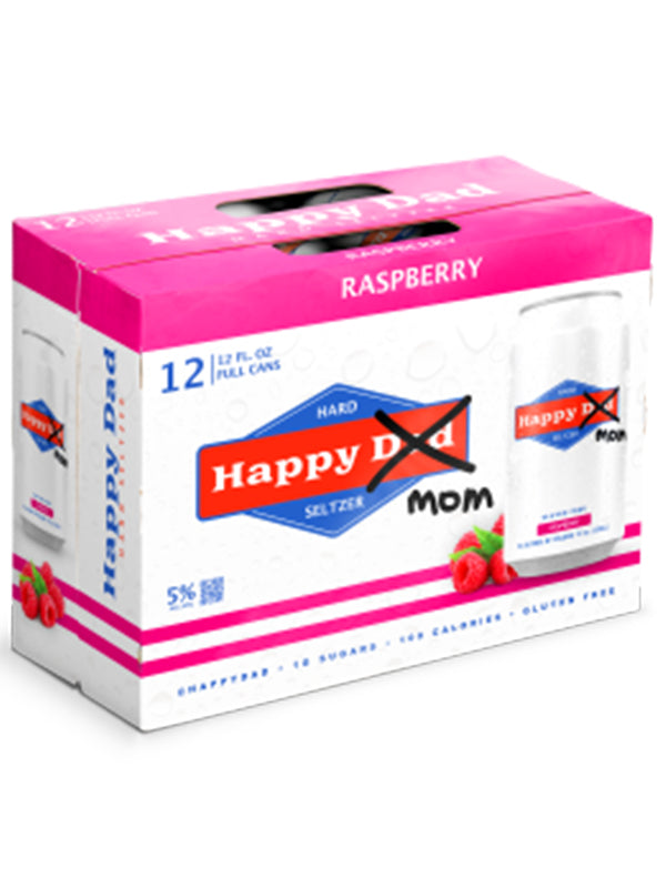 Happy Dad Happy Mom Hard Seltzer Raspberry