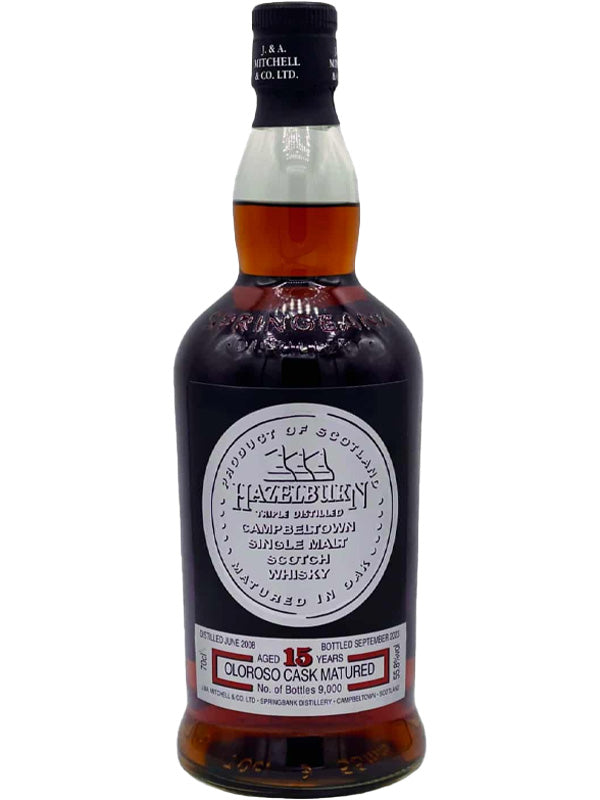 Hazelburn Sherry Wood 15 Year Old Oloroso Cask Matured Scotch Whisky 2023 at Del Mesa Liquor
