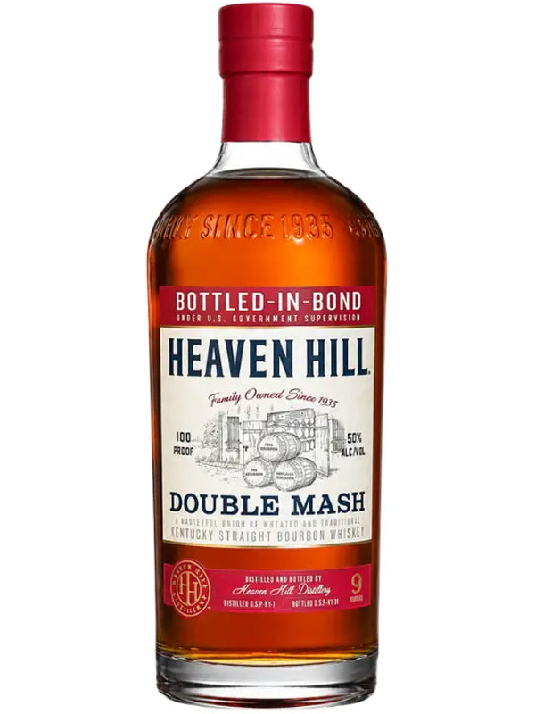 Heaven Hill Double Mash 9 Year Old Bottled In Bond Bourbon Whiskey
