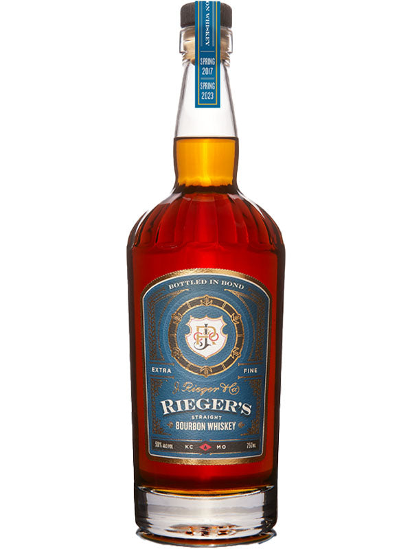 J. Rieger & Co. Bottled in Bond Bourbon Whiskey at Del Mesa Liquor