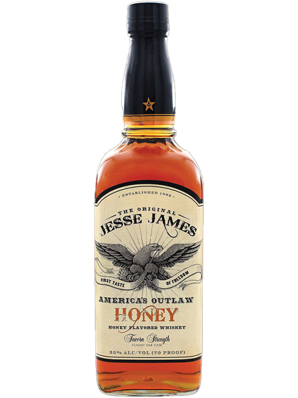 Jesse James America's Outlaw Honey Bourbon Whiskey