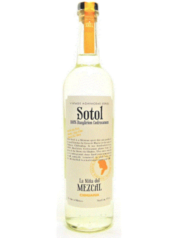 La Nina del Mezcal Sotol at Del Mesa Liquor