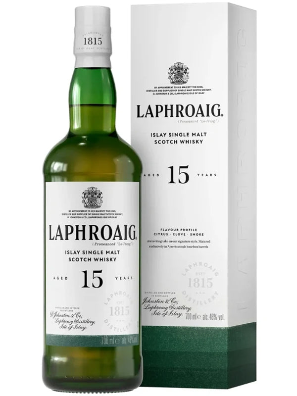 Laphroaig 15 Year Old Scotch Whisky