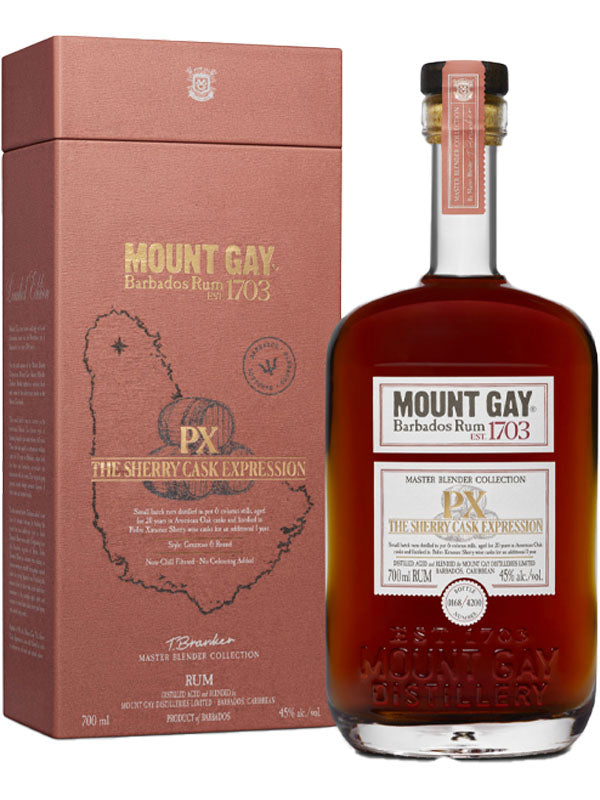 Mount Gay Master Blender Collection #6: PX Sherry Cask Expression Rum at Del Mesa Liquor