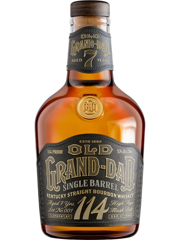 Old Grand Dad 114 Single Barrel 7 Year Old Bourbon Whiskey