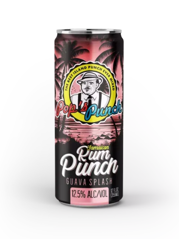 Rum Pop Pop's Punch Jamaican Rum Punch Guava Splash – Del Mesa Liquor