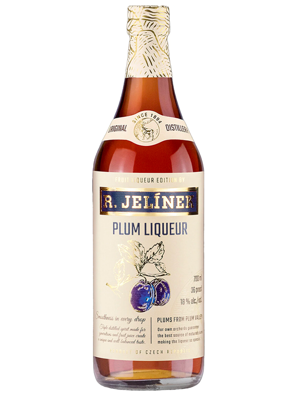 R. Jelinek Plum Liqueur at Del Mesa Liquor