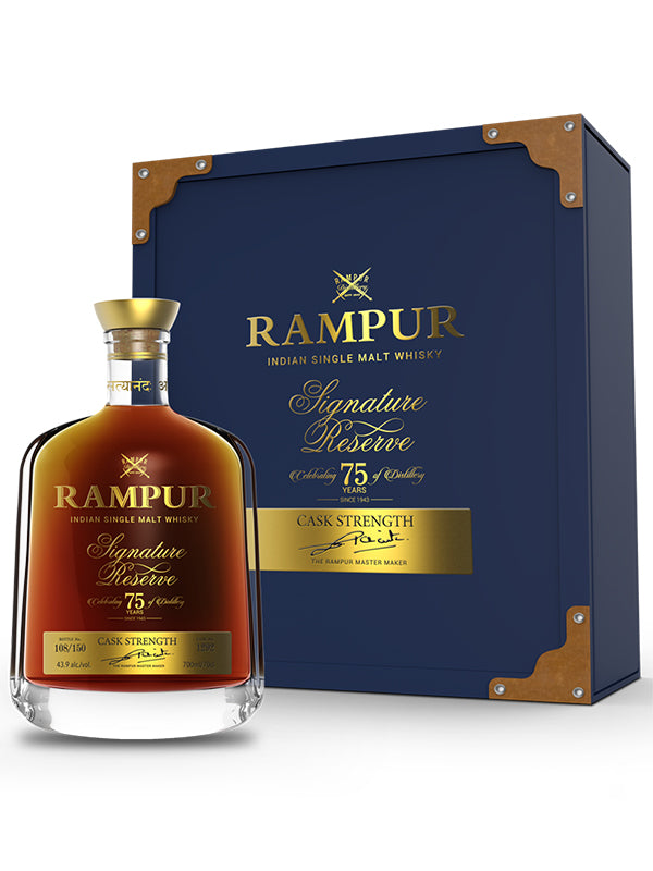 Rampur Signature Reserve Cask Strength 75 Year Old Indian Single Malt Whisky