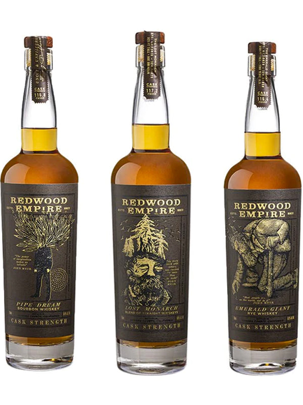 Redwood Empire Cask Strength Whiskey Series Bundle at Del Mesa Liquor