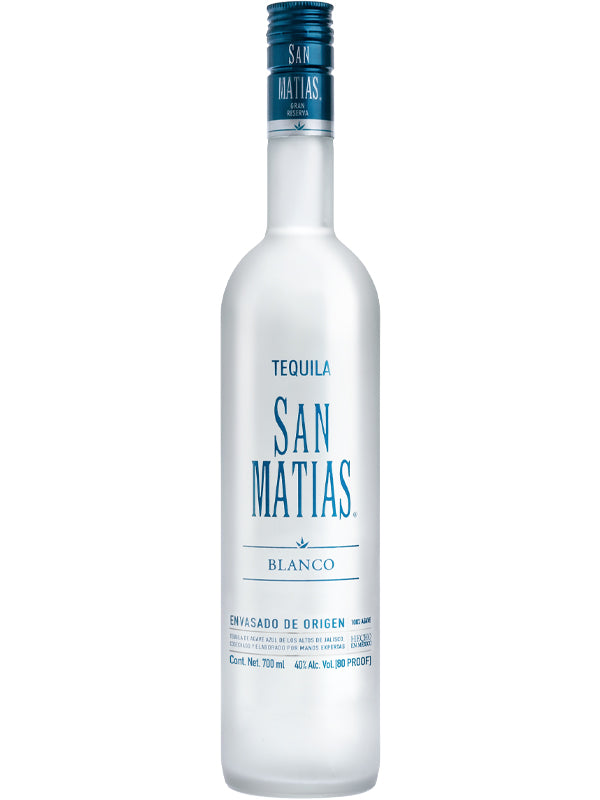 San Matias Gran Reserva Blanco Tequila at Del Mesa Liquor