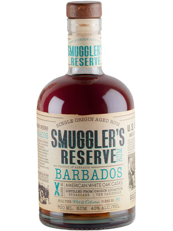 Smuggler's Reserve Barbados Rum at Del Mesa Liquor
