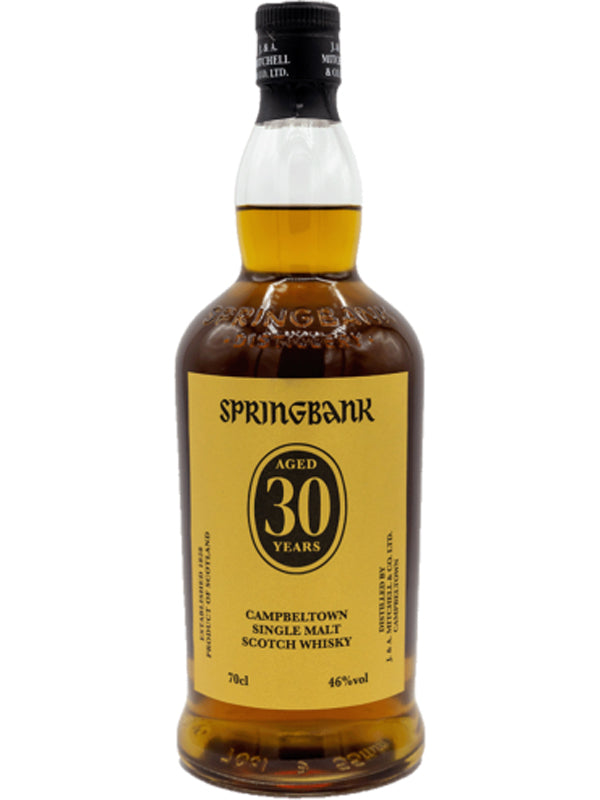 Springbank 30 Year Old Scotch Whisky