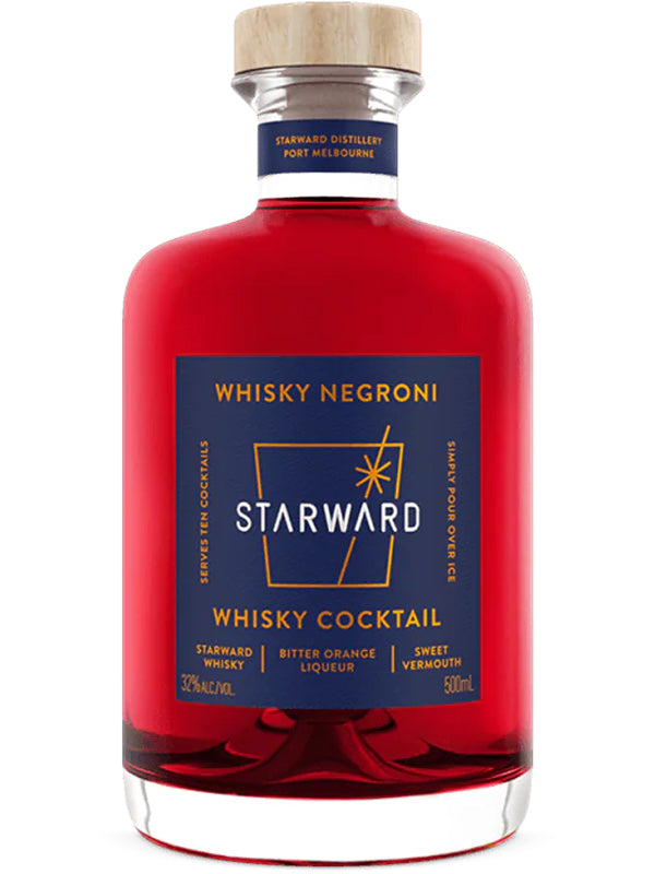 Starward Negroni Whiskey Cocktail at Del Mesa Liquor