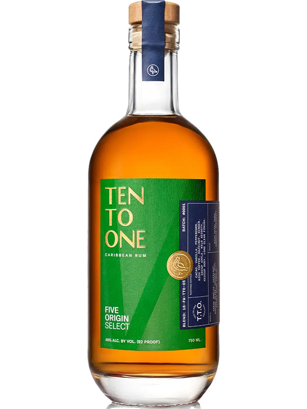 Ten To One Five Origen Select Caribbean Rum