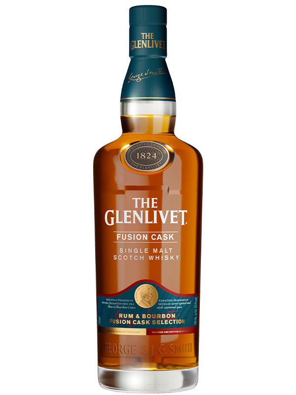 The Glenlivet 'Fusion Cask' Rum & Bourbon Fusion Cask Selection at Del Mesa Liquor