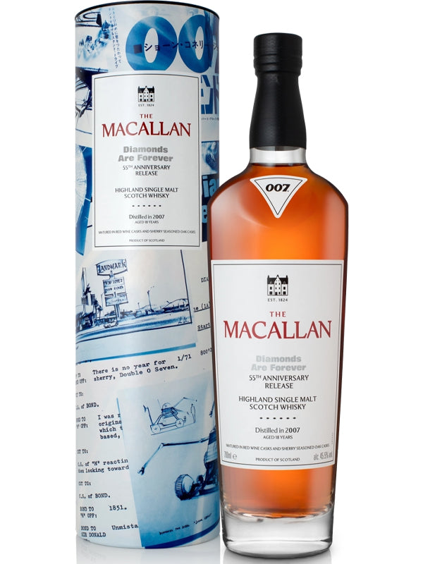 The Macallan Diamonds Are Forever 55th Anniversary Release Scotch Whisky