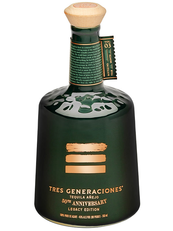 Tres Generaciones 50th Anniversary Limited Edition Anejo Tequila