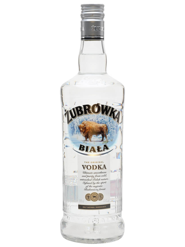 Zubrowka Biala Polish Vodka at Del Mesa Liquor