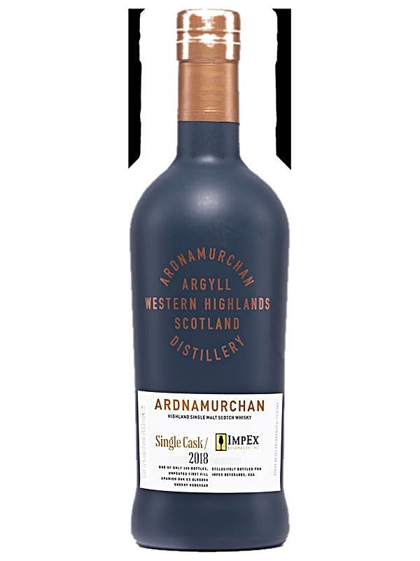 Ardnamurchan 7 Year Old Single Cask No 910 Unpeated 2018 bottle