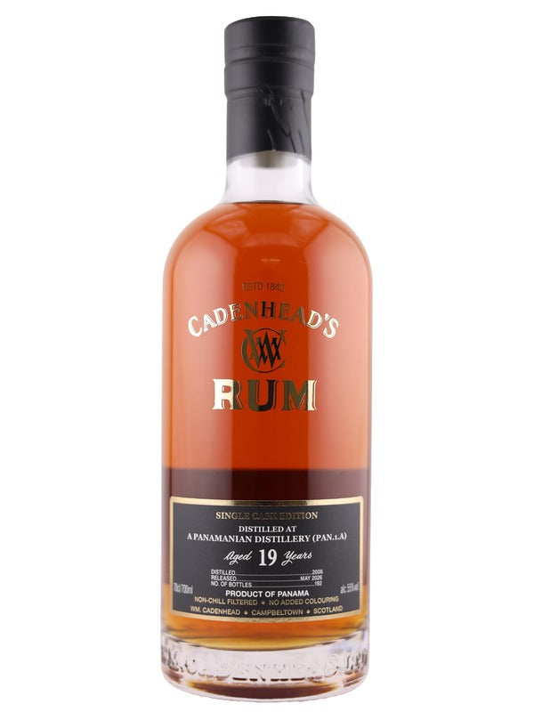 Cadenhead A Panamanian Rum 2007 19 Year Old