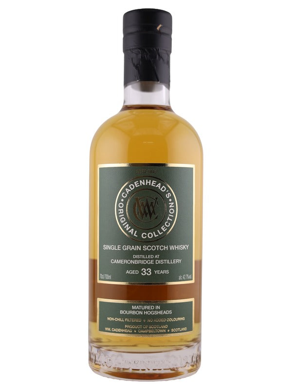 Cadenhead Cameronbridge 1992 33 Year Old Single Grain Scotch Whisky