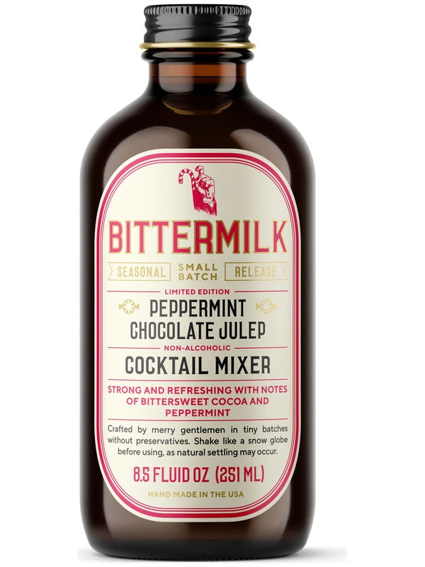 Bittermilk Peppermint Chocolate Julep Cocktail Mixer bottle