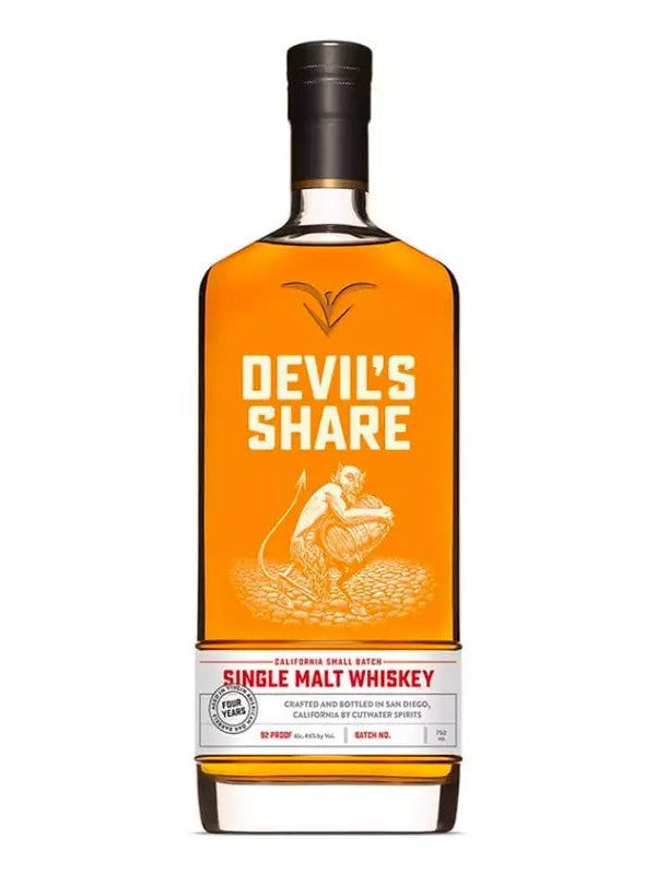 Cutwater Spirits Devil's Share California Single Malt Whiskey