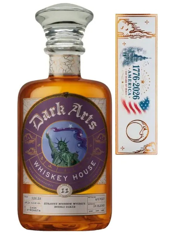 Dark Arts Double Oaked 5X Blend 11 Year Old Bourbon Whiskey America 250 Edition