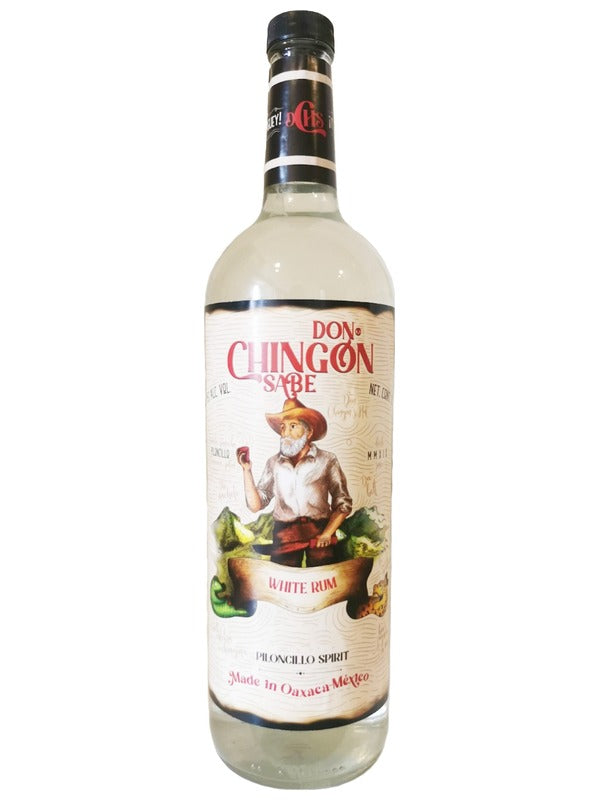 Don Chingón Sabe White Rum at Del Mesa Liquor