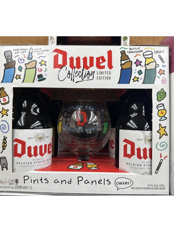 Duvel Collection Limited Edition Pints and Panels Gift Set