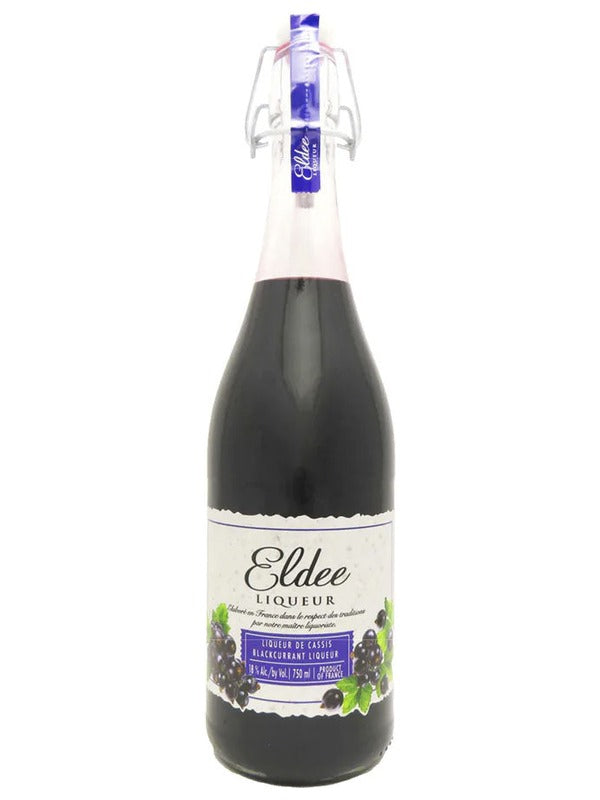Eldee Cassis Liqueur bottle