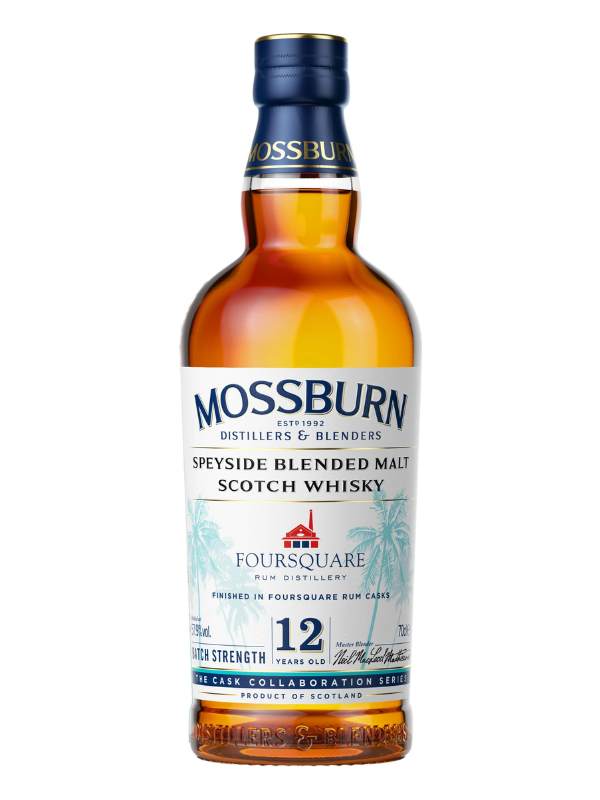 Mossburn 12 Year Old Scotch Whisky Finished in Foursquare Rum Casks at Del Mesa Liquor