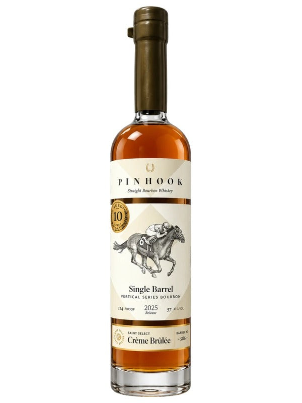 Pinhook Vertical Series 10 Year Old Single Barrel Bourbon Whiskey 'Crème Brulee'