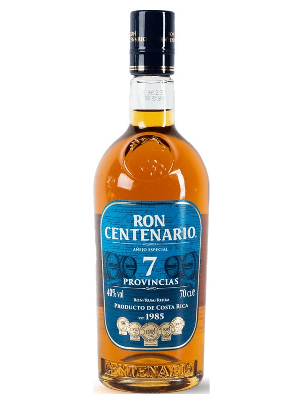 Ron Centenario Añejo Especial 7 Year Old Rum bottle