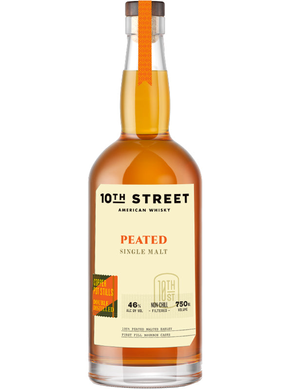 10th Street 'Peated' Single Malt American Whiskey at Del Mesa Liquor