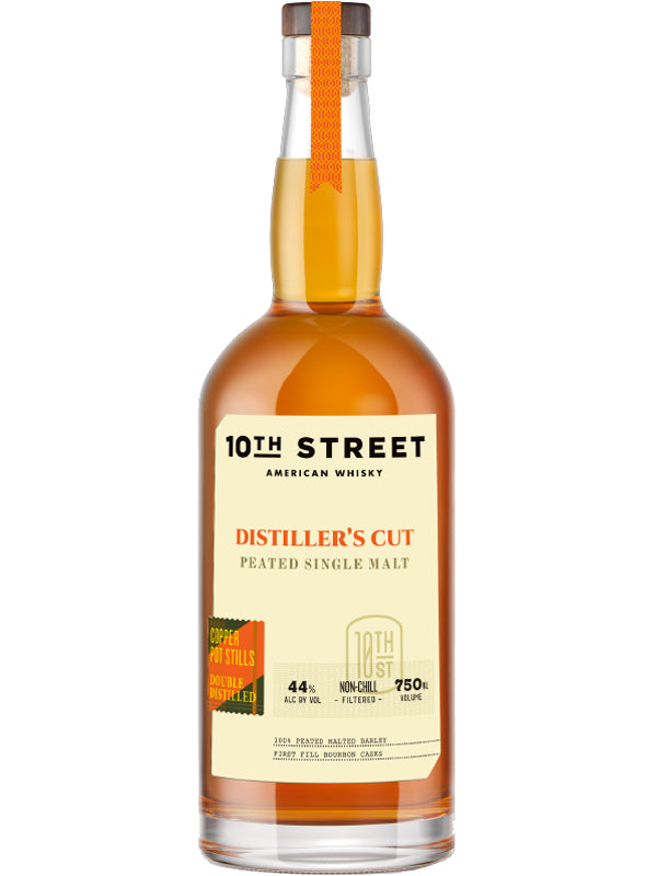 10th Street 'Distiller's Cut' Peated Single Malt American Whiskey at Del Mesa Liquor