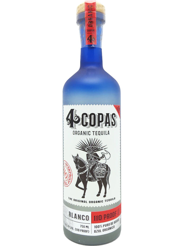 4 Copas Organic Blanco Tequila 110 Proof at Del Mesa Liquor