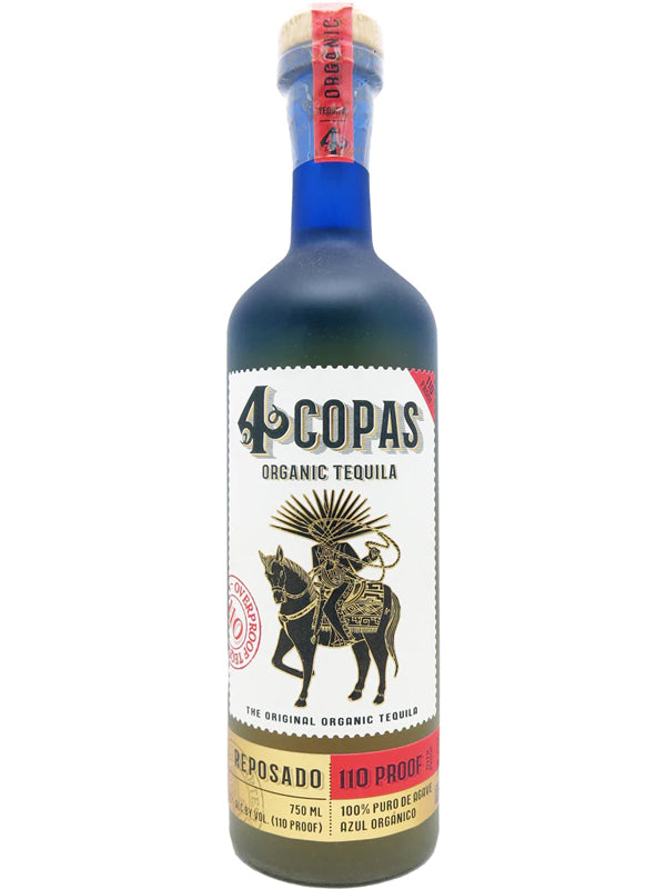 4 Copas Organic Reposado Tequila 110 Proof at Del Mesa Liquor