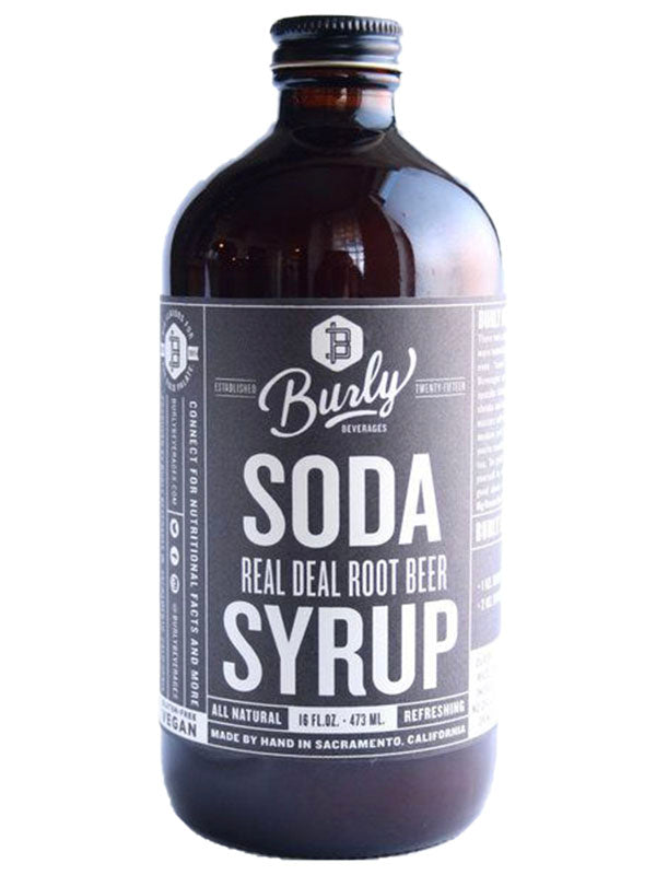 Burly Beverages Real Deal Root Beer Soda Syrup at Del Mesa Liquor