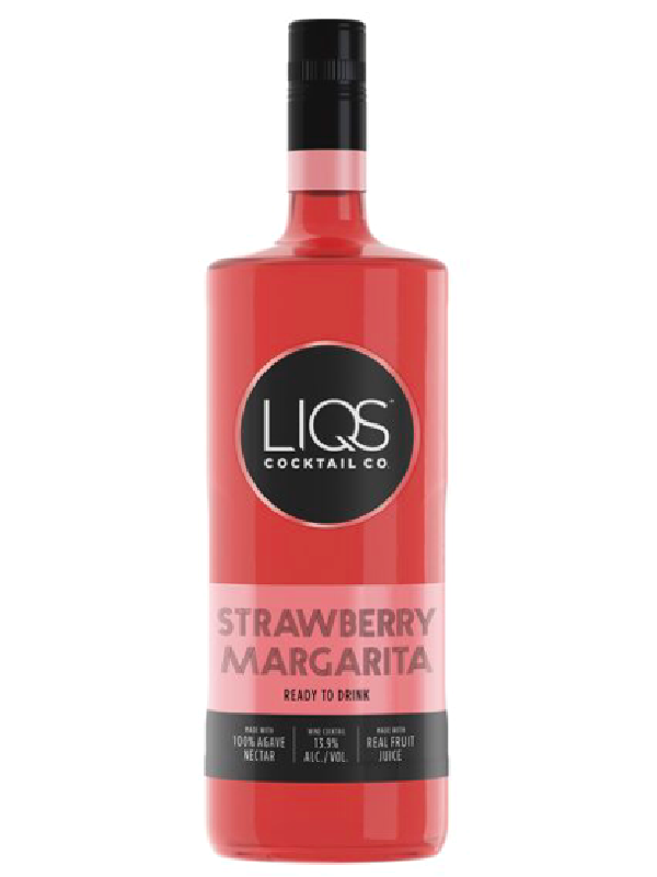 LIQS Strawberry Margarita at Del Mesa Liquor