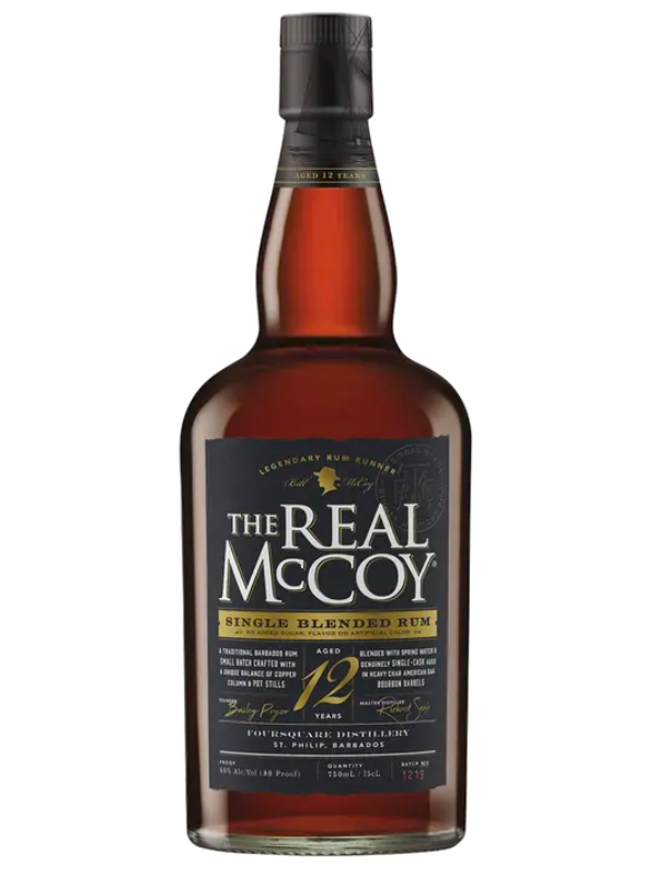 The Real McCoy 12 Year Old Rum at Del Mesa Liquor