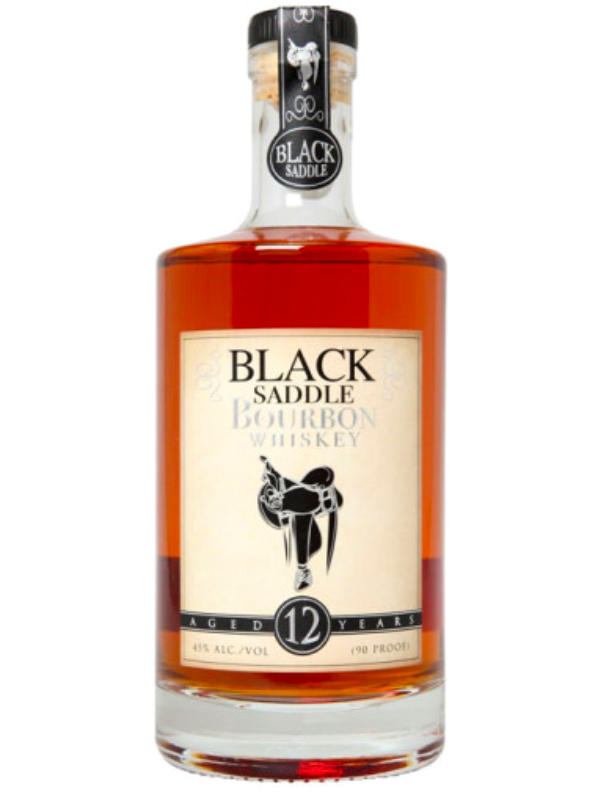 Black Saddle 12 Year Old Straight Bourbon Whiskey