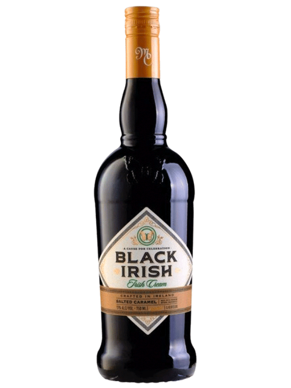 Black Irish Salted Caramel Irish Cream by Mariah Carey at Del Mesa Liquor