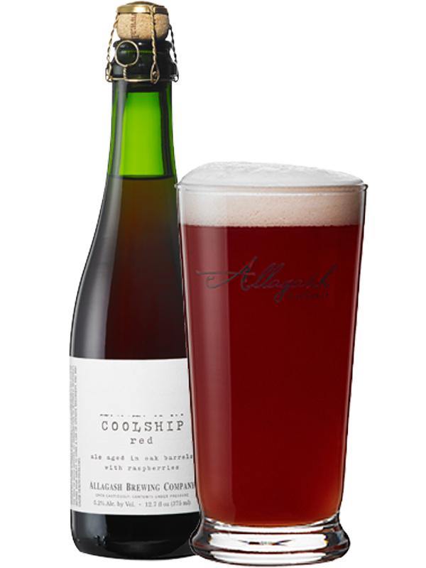 Allagash Brewing Coolship Red Spontaneously Fermented Ale Aged with Raspberries at Del Mesa Liquor