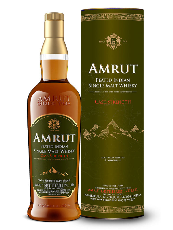 Amrut Cask Strength Peated Indian Single Malt Whisky at Del Mesa Liquor