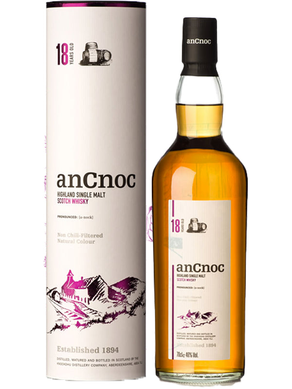 AnCnoc 18 Year Old Scotch Whisky at Del Mesa Liquor