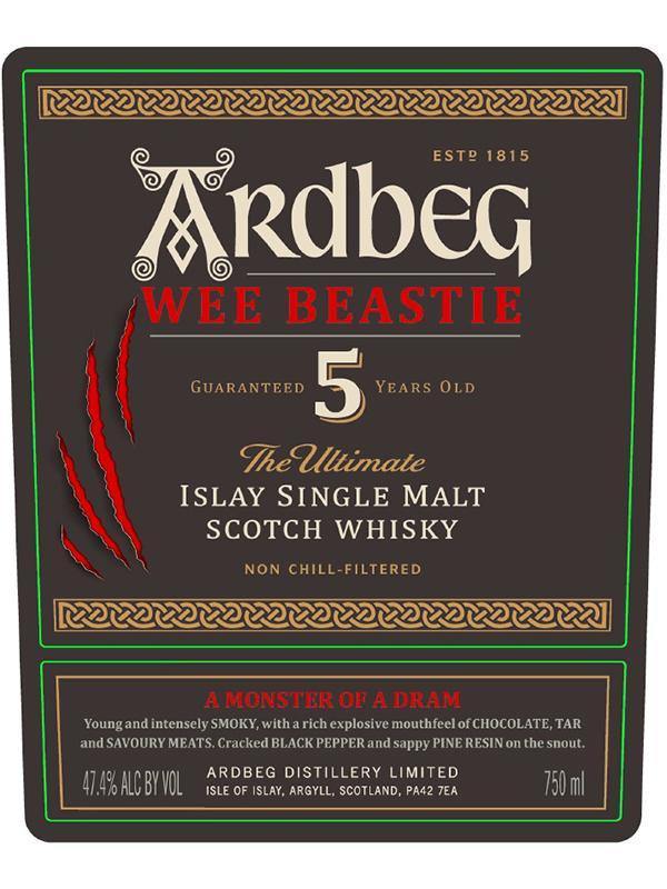 Ardbeg Wee Beastie 5 Year Old Scotch Whisky at Del Mesa Liquor