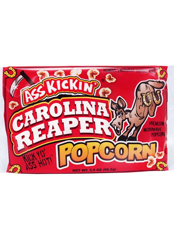 Ass Kickin' Carolina Reaper Popcorn at Del Mesa Liquor