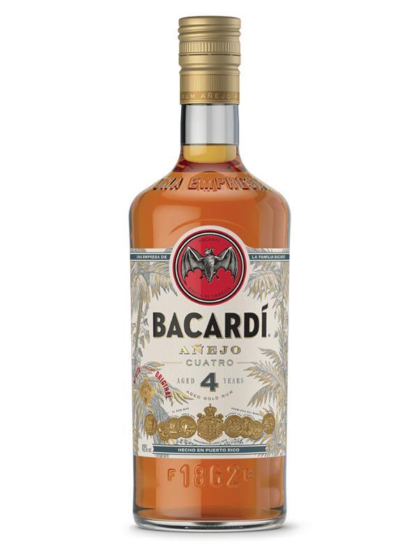 Bacardi Anejo Cuatro Rum at Del Mesa Liquor